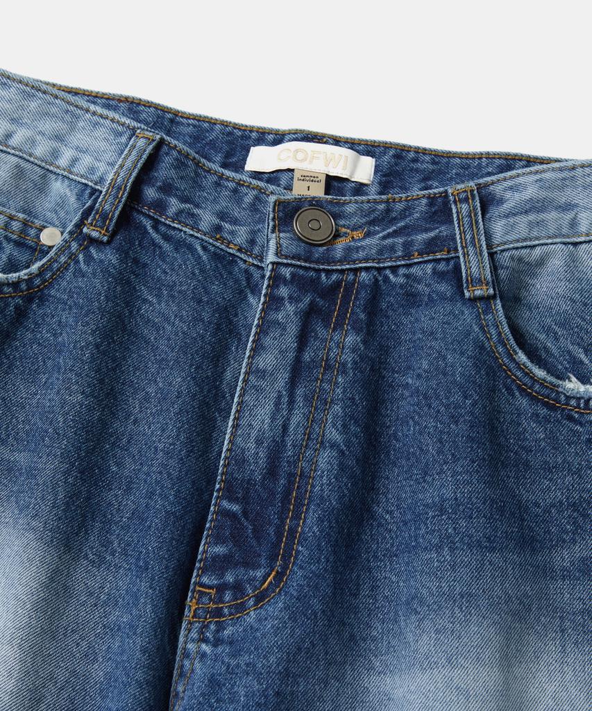 COFWI Floppy Wide Domingo Washed Denim Pants