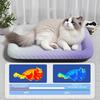 Pet Cooling Mat Summer Ice Silk Cooling Pad for Cats Dogs Heat Dissipation Anti Slip Sleeping Mat for Crate Sofa Balcony