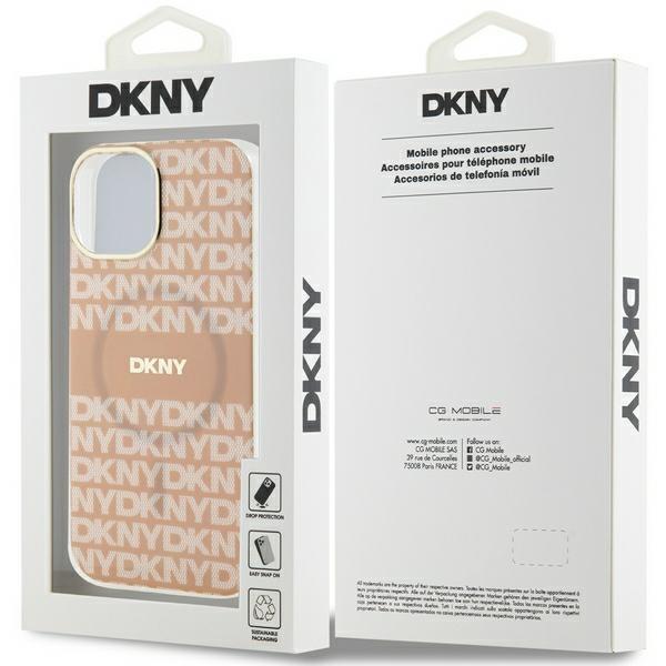 Dkny Dkhmp15Mhrhsep Iphone 15 Plus /14 Plus 6.7 Różowy/Pink Hardcase Iml Mono & Stripe Magsafe
