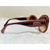 Used COACH sunglasses, brown, signature pattern, pink, rose-toned