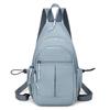 Schoolbag Backpack Women's 1011 New Casual Oxford Cloth Dual-purpose Small Backpack Fashion Versatile Foreign Style Women's Crossbody Breast Bag