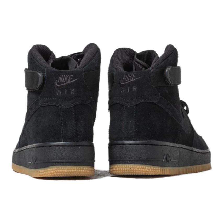 Nike Air Force 1 High Suede Black Gum GS 807617-002
