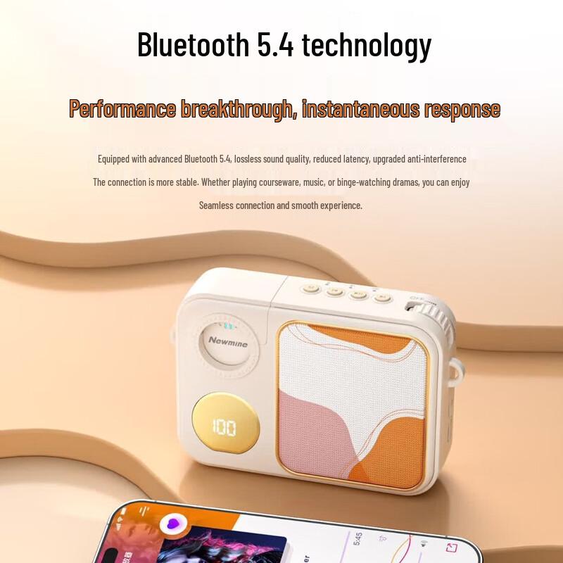 Newmine Wireless Lapel Portable Amplifier Speaker (CN version)