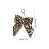 2Pcs Fashionable Bowknot Shaped Keychain With Metal Hardware Ideal For Gift Giving or Daily Use Item Carry Keyrings