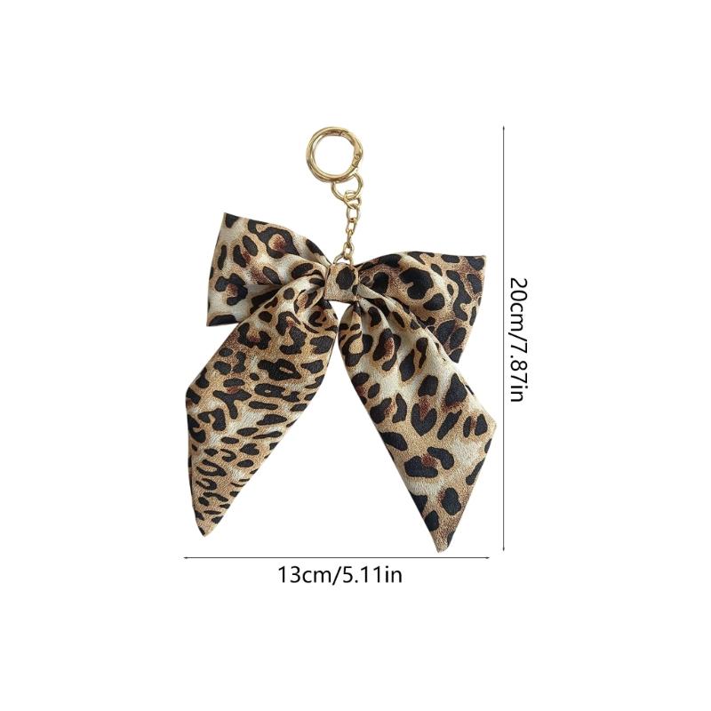 2Pcs Fashionable Bowknot Shaped Keychain With Metal Hardware Ideal For Gift Giving or Daily Use Item Carry Keyrings