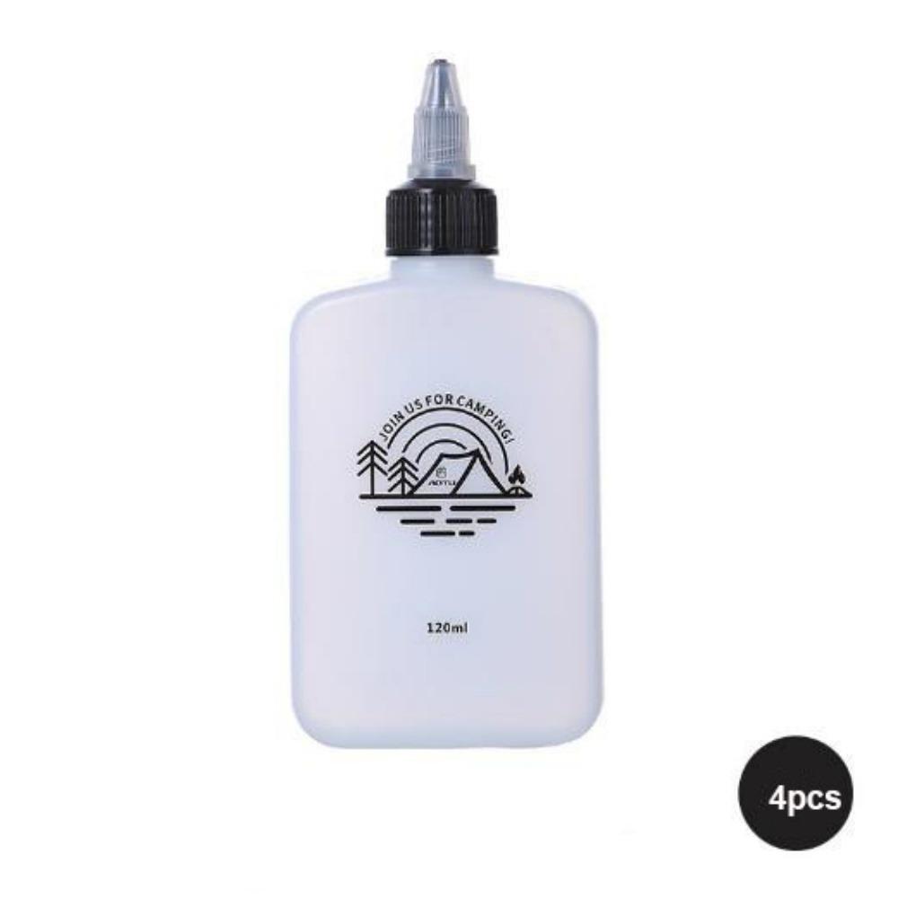 1/2/3/4/5pcs 120ML Camping Seasoning Bottle Portable 6*2.5*13.5cm Seasoning Jar Squeeze Bottle Oil Pots Storage Boxes