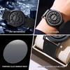 BINBOND Herren Schwarz Tech Magnetische Levitation Uhr Neues Konzept Kreative Persönlichkeit Wasserdicht Quarz Armbanduhr für Herren Geschenk
