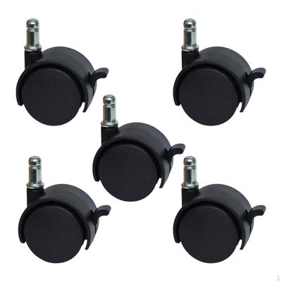 5x Office Chair Wheels PU Smooth for Hardwood Floors Carpet Rolling Casters