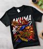 Akuma Gouki T-shirt Karate Street Fighter Video Games Fighting Shirt Graphic Tee