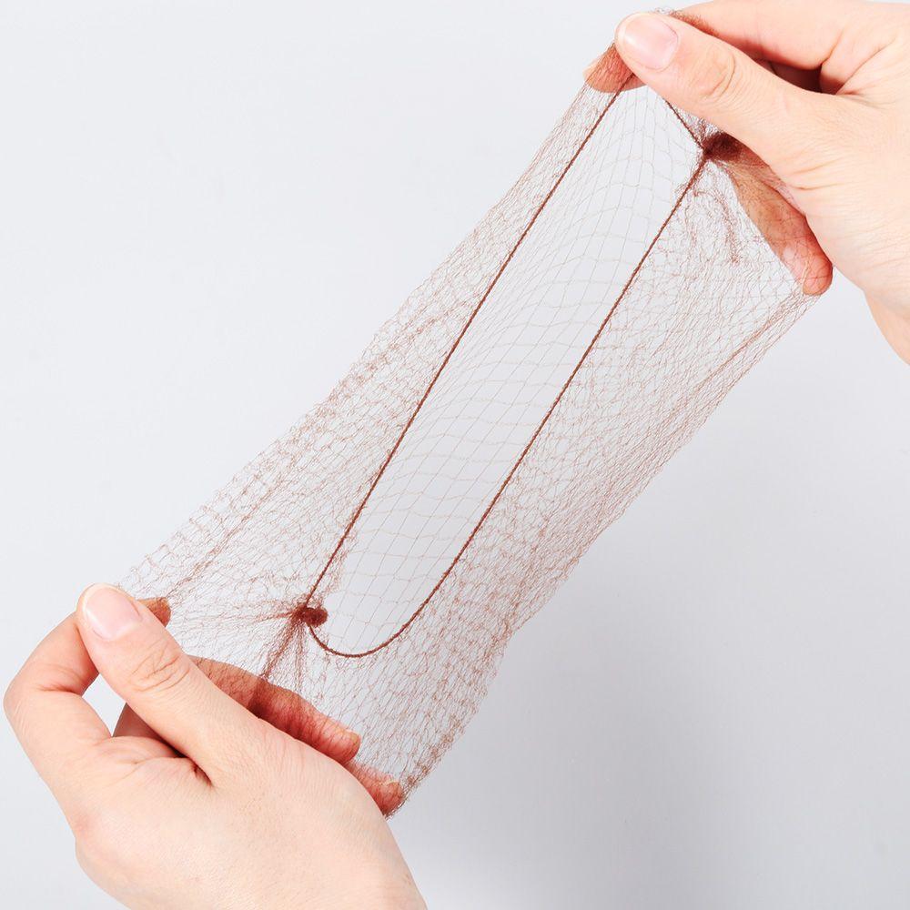 Women Fashion Elastic Edge Styling Tool Fine Mesh Wig Net Bun Cover Invisible Hairnet Ballet Snood