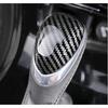Fit For Cadillac ATS 2013-2018 Carbon Fiber ABS Car Gear Shift Knob Cover Trim