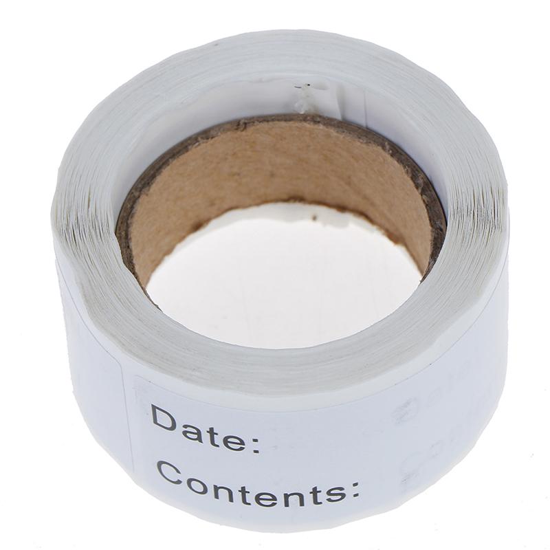 125 Pcs Food Storage Labels Refrigerator Freezer Labels Adhesive Label