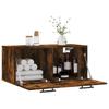 Vidaxl Wall Cabinet, Smoked Oak, 80X36.5X35 Cm