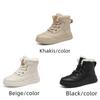 New Fashion Women's Winter Snow Boots With Plush Keep Warm Outdoor Hightop Walking Cotton Shoes Non-slip Waterproof Windproof