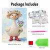Animal pearl painting handmade diy duck pearl art painting stickers home decoration gifts