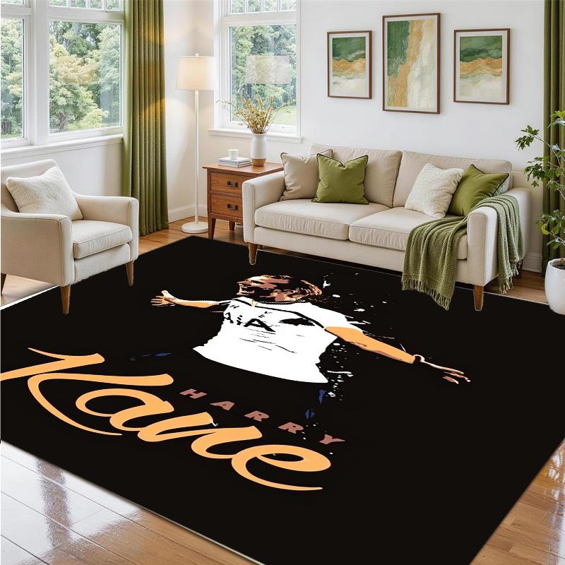 Harry Kane Design Crystal Velvet Rug Soft Decorative Mat for Bedroom Entrance