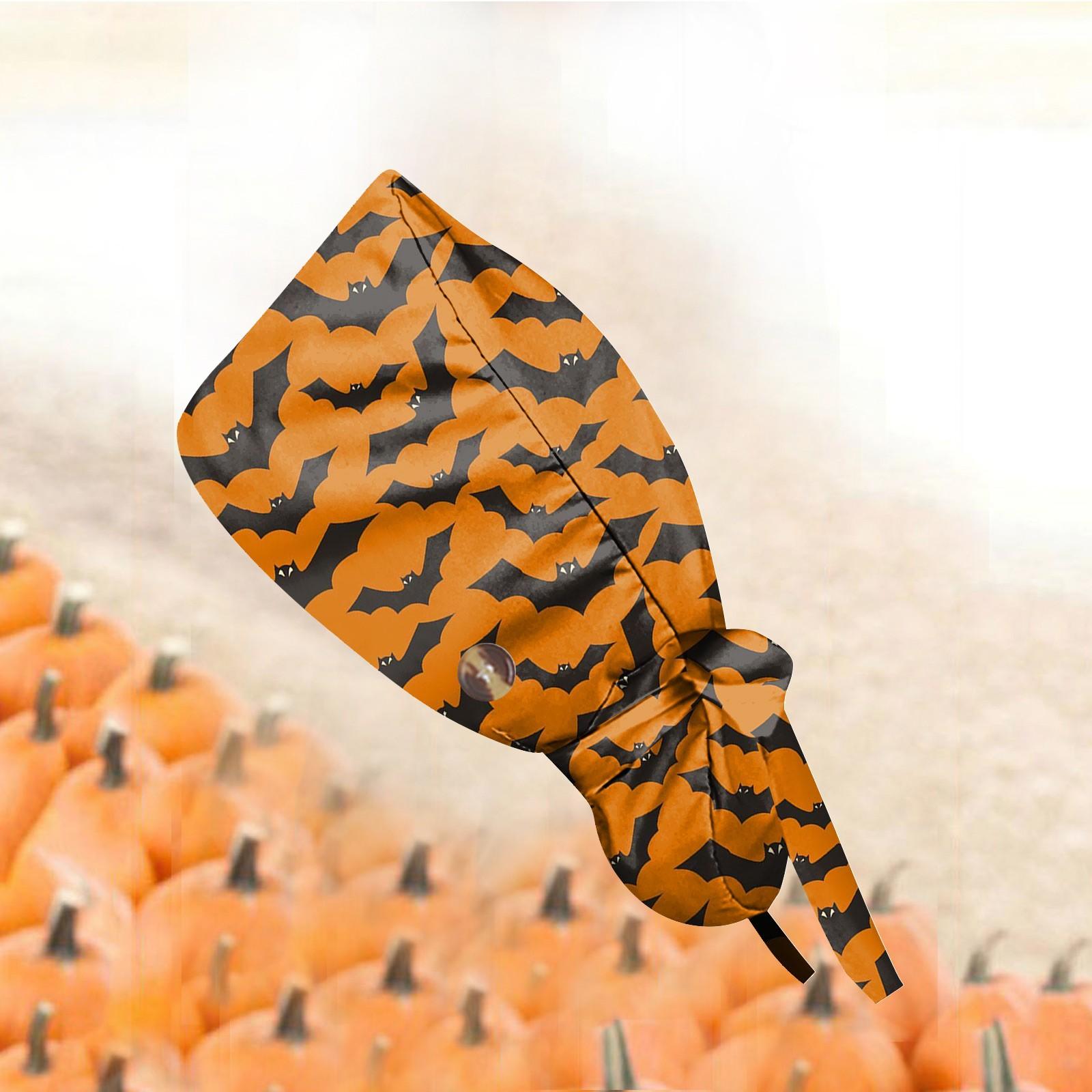 Модная рабочая кепка с принтом на Хэллоуин — фото 7