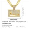Men's Hip-Hop Diamond Dog Tag Necklace – Trendy Street Style Cuban Chain Choker