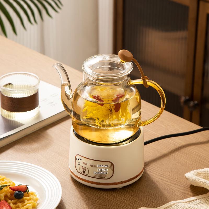 All-Glass Smart Touch Electric Tea Brewing Pot and Stewing Cup Gift Set