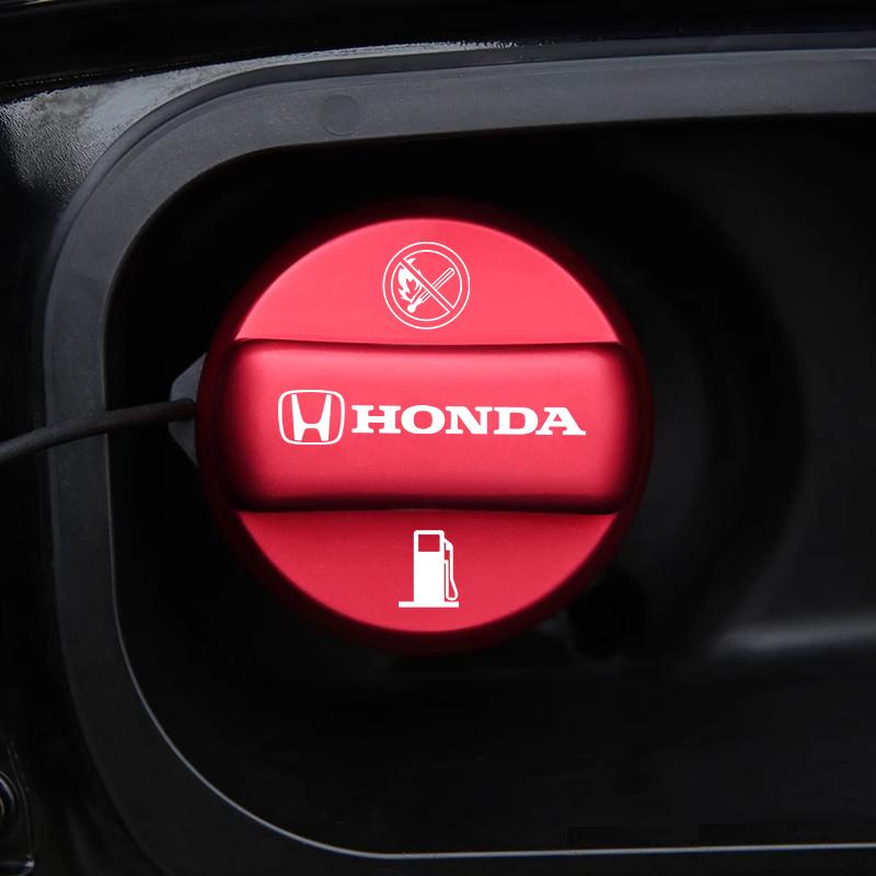 

Car Fuel Tank Cap Warning Metal Sticker Decorative Protective Sticker For Honda Civic FIT Accord Prelude CRV 5th City CRZ CRX красный