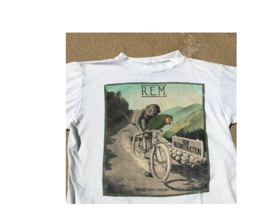 Vtg 80S REM T-Shirt 1985 Concert Tour Fables Of Reconstruction Unisex T-Shirt XXL