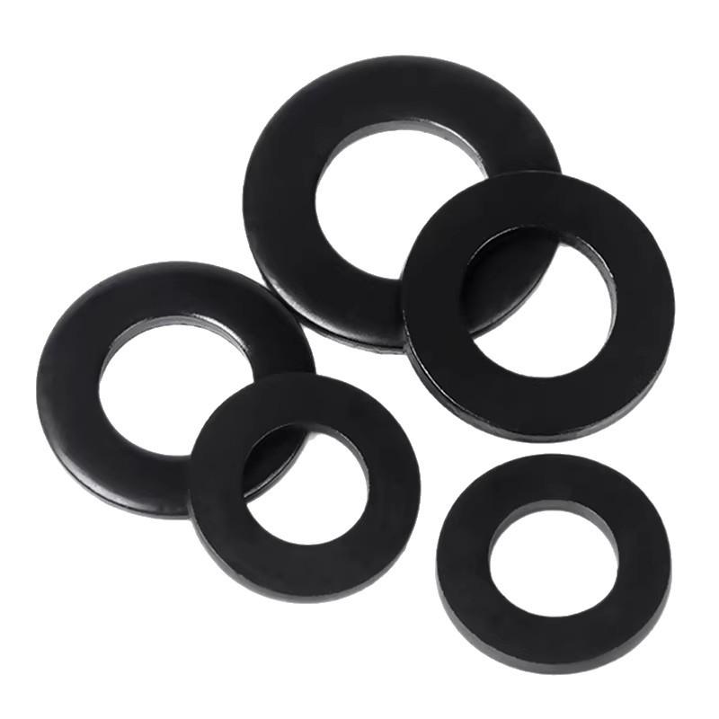 8.8 Grade Black Hardened High-Strength Oversized Flat Metal Spacer Washer (M2-M8)