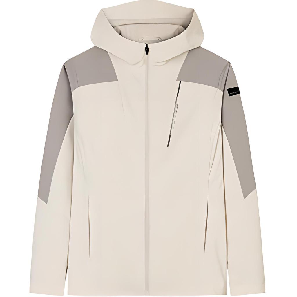 Anta Comfortable Sports Windbreaker Men Outerwear Ash-Gray Chalk-White 152437606N-6