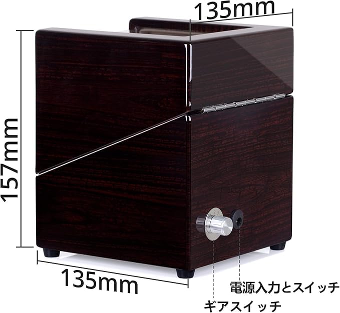 Klokke Automatisk Klokke Klokke Klokke Stille Design Trehåndtak Opptrekker, Opptrekker, Etui, Oppbevaring, Undring, (Enkelt opptrekksur)