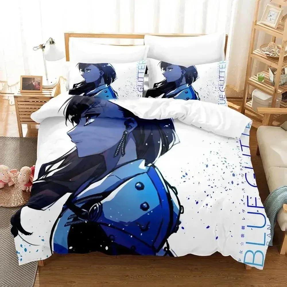 Comforter Anime Revue Starlight Bedding Set Boys Girls Twin Queen Size Bed Kids Adult Fashion Home Textileextile