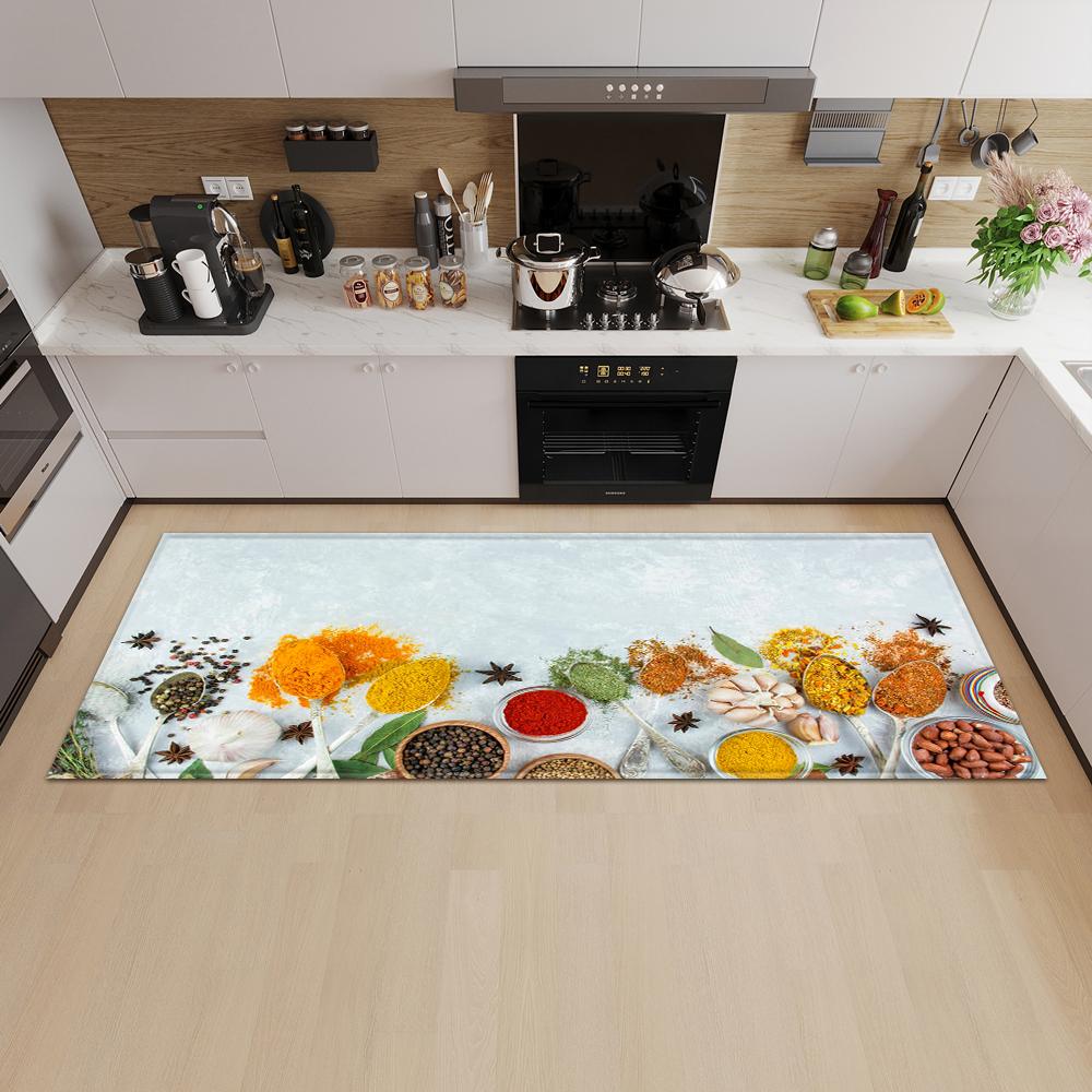 Kitchen Mat Entrance Door Mat Living Room Bedroom Long Carpet Corridor Non-slip Floor Children's Carpet