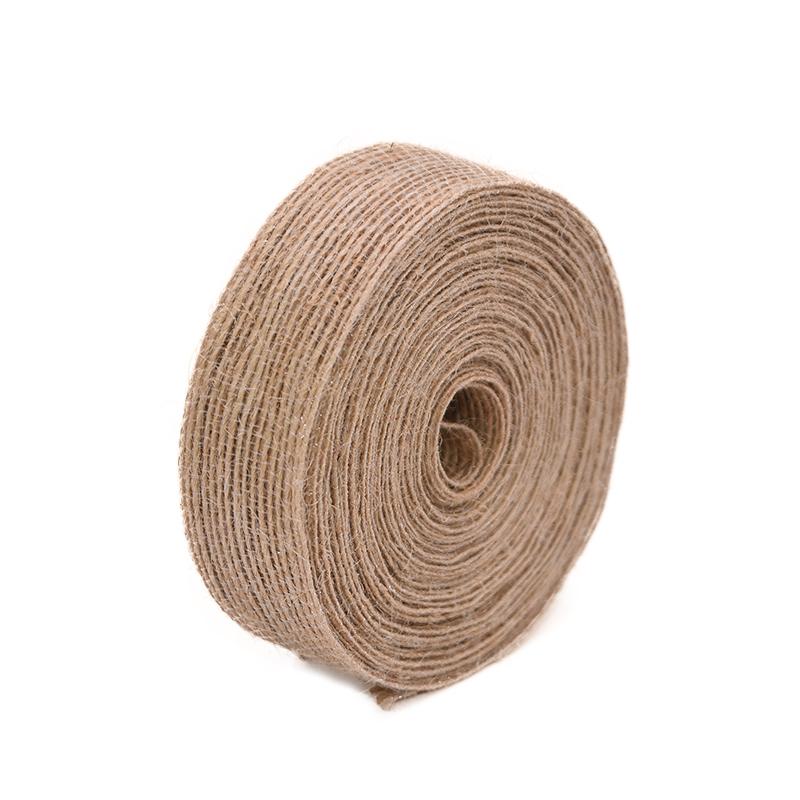 10M 15mm-38mm Natural Vintage Jute Burlap Ribbon DIY Weddings Belt Strap Floristry Birthday Party Christmas Decoration Craft