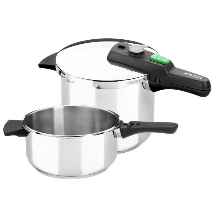 Autocuiseur - Monix - M560005 - 4 Et 6L - Acier Inoxydable 18/10 - Tous Feux Dont Induction