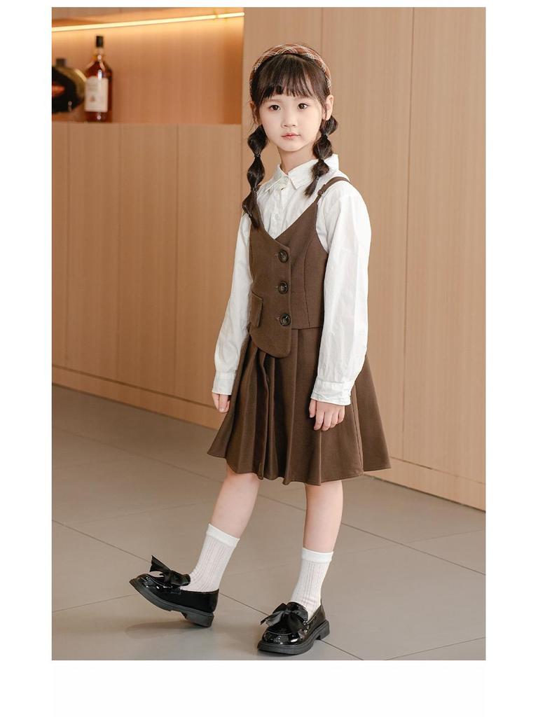 Mädchen Leder Prinzessin Ballerinas: Lässige Frühjahrs-/Herbstschuhe für Studenten