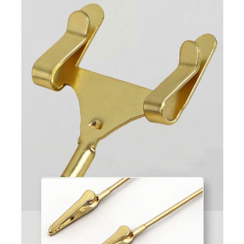 5Pcs Vertical Sign Holder Display Stand Double Head Price Display Sign Clip  Bakery Shop