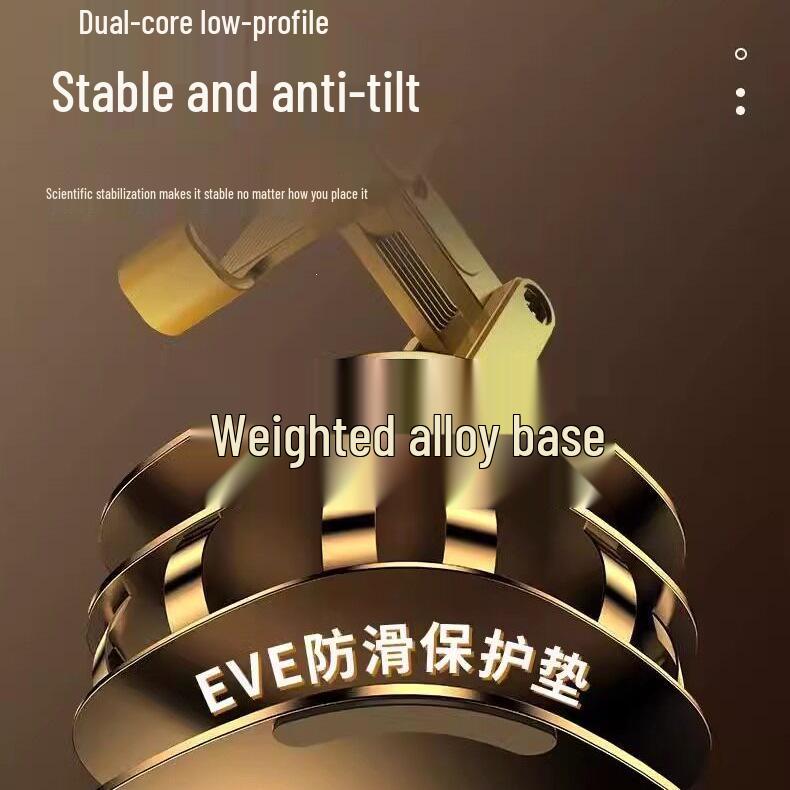 360° Rotating Metal Desktop Phone and Tablet Stand with Dual Axis Adjustment