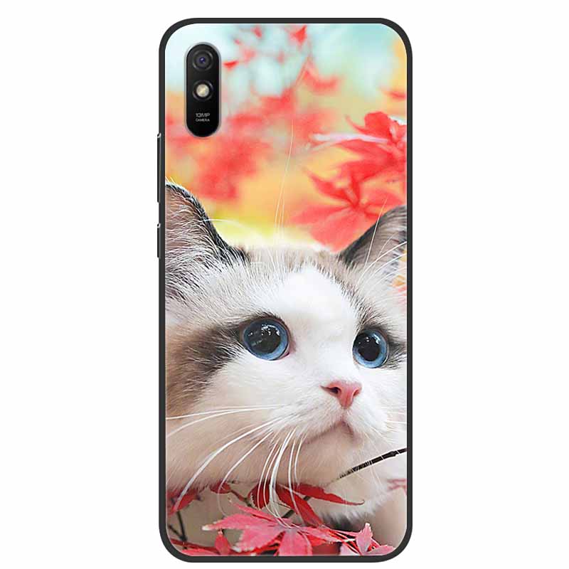 For Xiaomi Redmi 9A Case Redmi 9AT Shockproof Soft Silicone TPU Back Cover For Redmi 9i 9A Sport Phone Cases 9AT Cute Cartoon