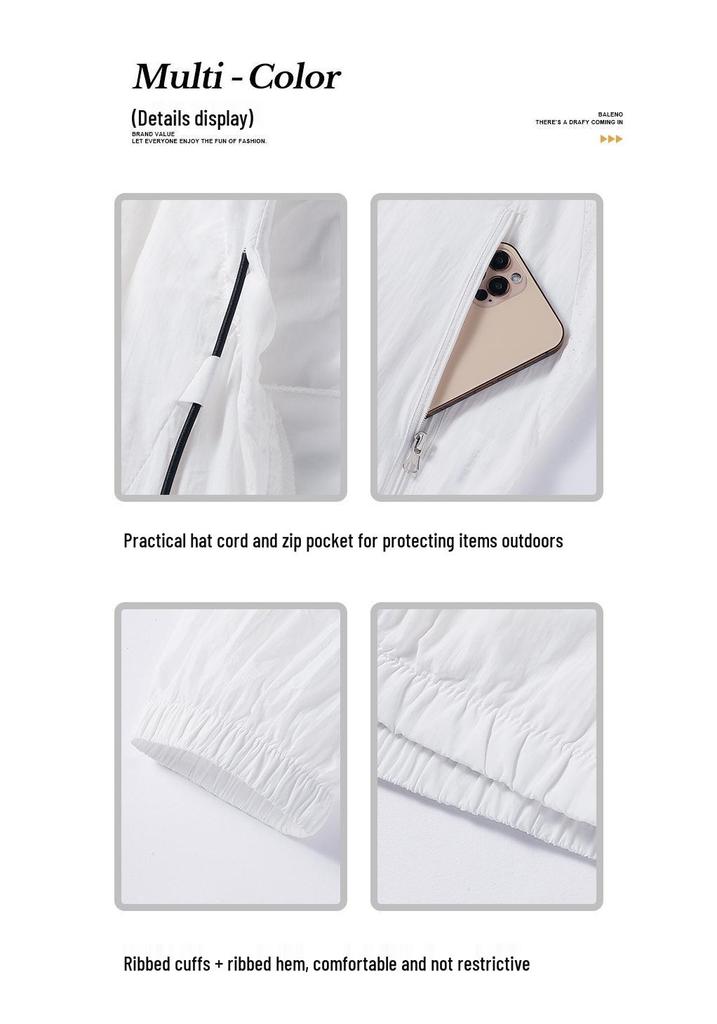 Men's Ultra-Thin Summer Windbreaker: Sun Protection, Breathable Outdoor Sports & Fishing Jacket