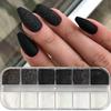 Nail Art Glitter, White Snow Dark Series Starlight Woolen Powder Mixed Nail Woolen Modeling Powder