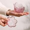 Hammer Pattern Cherry Blossom Sauce Dishes Small Plastics Seasoning Dish Sauce Bowl Ice Cream Small Dinner Plates