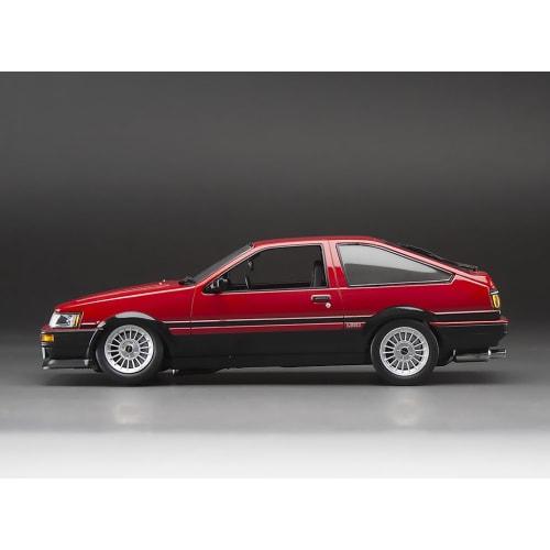 SunStar 1/24 Scale Toyota Corolla Levin AE86 1985 Red/Black Finished Product