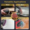 50Pcs 5 Inch 8Holes Sandpaper 125mm Round Hole Hook Loop Sanding Discs 40-2000 Grit for Random Orbital Sander Polishing Tool
