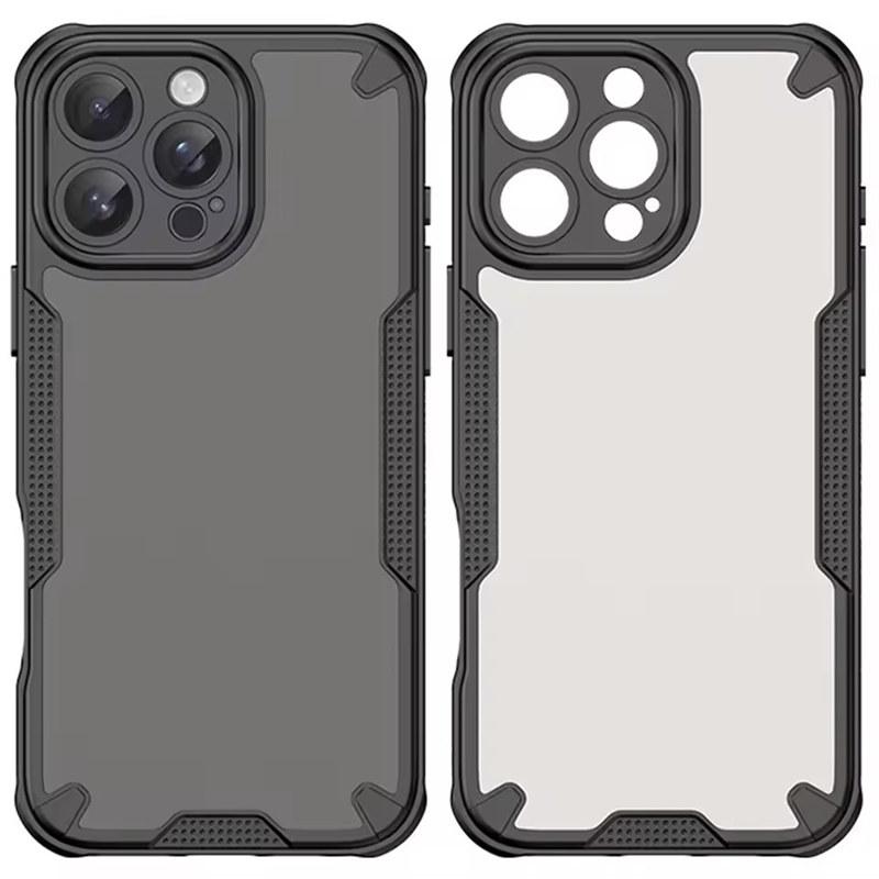 For Apple iPhone 16 15 14 13 12 11 Pro XS Max Plus Mini SE3 SE2 XR 7 8 Frosted Shockproof Lens Full Cover Case