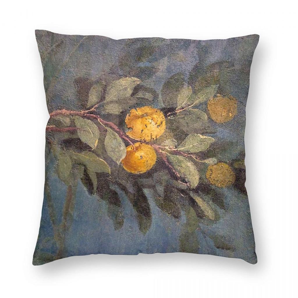 Roman Fresco Prima Porta Square Pillowcase Polyester Linen Velvet Creative Zip Decorative Home Cushion Case