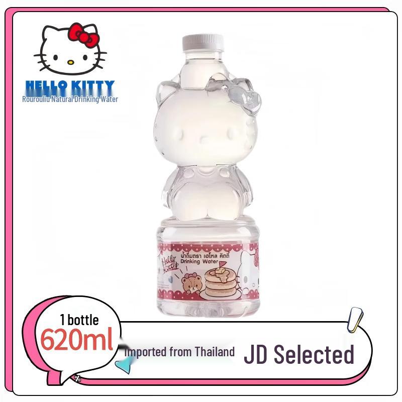 Импортная натуральная питьевая вода Hello Kitty