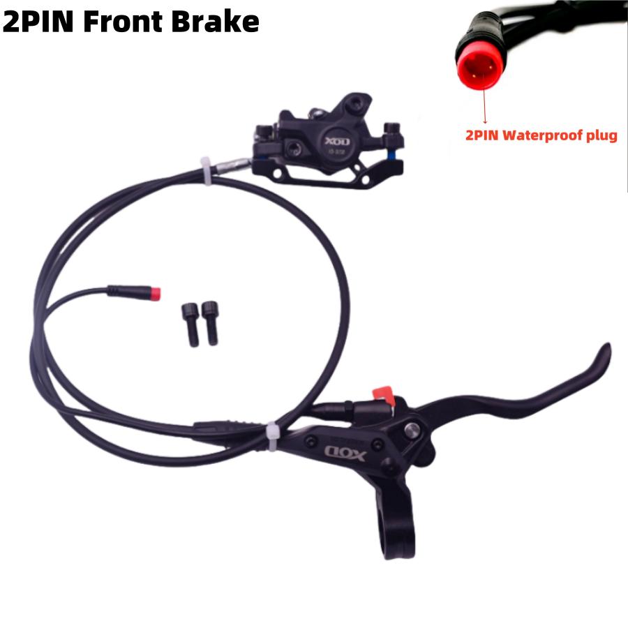 XOD Ebike Bicicletă Frână Disc Hidraulică Schimbător cu control al puterii electrice Frână disc hidraulică de bicicletă Mufă SM / 2PIN
