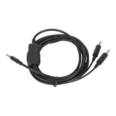 Cabo de Fone de Ouvido de Substituição 3,5mm Cabo de Som com Controle de Volume Compatível para MMX300 MMX300 2ª Geração