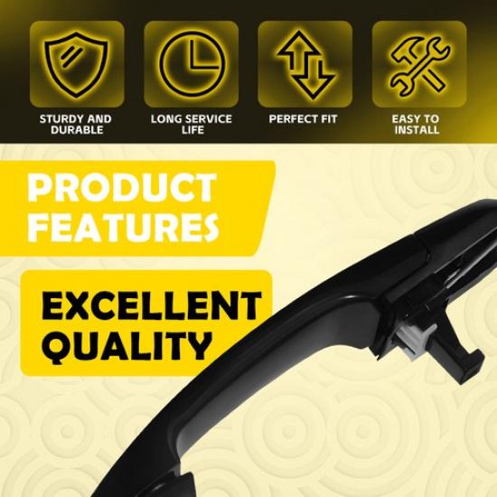 Right Passenger Rear Outer Exterior Door Handle For Hyundai Tucson 2005-09 EOOK