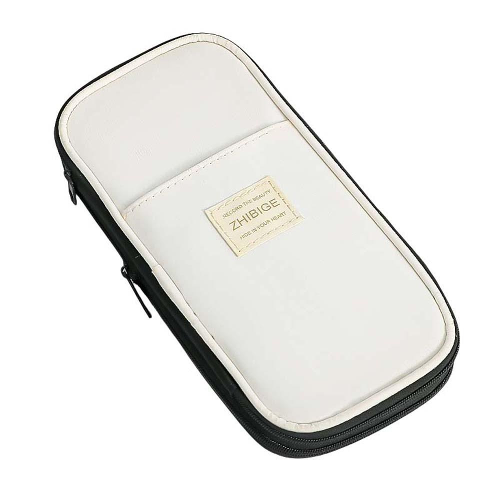 

Сумка для карандашей Candy Color 2 Layers Desktop Storage Candy Storage Bag для мальчиков и девочек бежевый