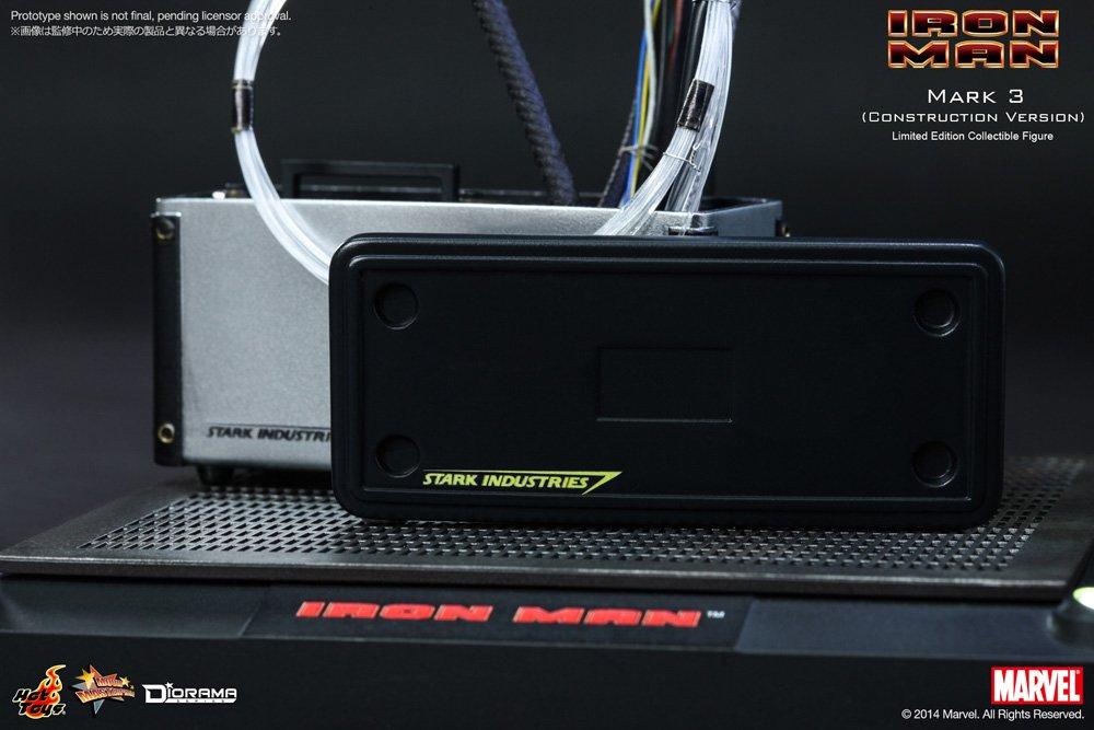 Movie Masterpiece Iron Man Iron Man Mark III Scale Plastic Painted Movable Figure (Tune-Up Version) 1/6 [Used]