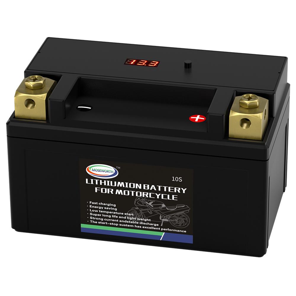 10S YTZ10S Lithium LiFePO4 Motorcycle Battery 12V 6Ah 420CCA Built in BMS Powersports Battery for ATV UTV Jet Ski Snowmobile